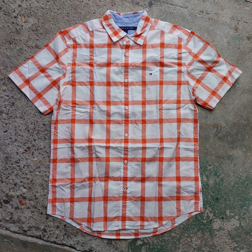 Vintage Tommy Hilfiger Mens Button Down Shirt